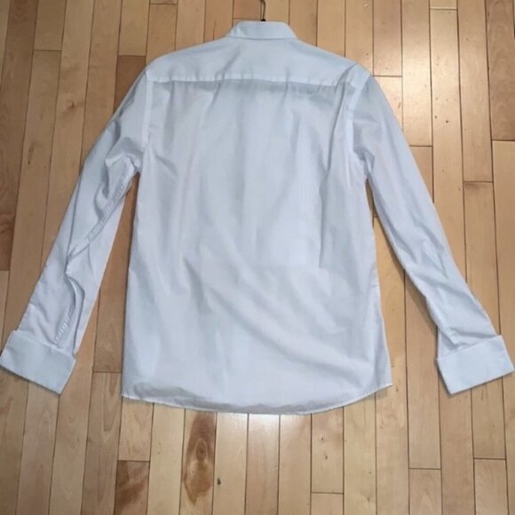 Sartoria Asa man white button down slim fit dress shirt size Large - Picture 5 of 11